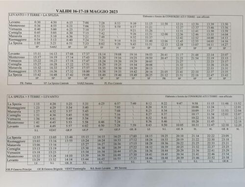 Changes to train traffic (May 16-May 18)