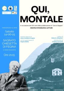 Serata evento dedicata a Eugenio Montale a Monterosso