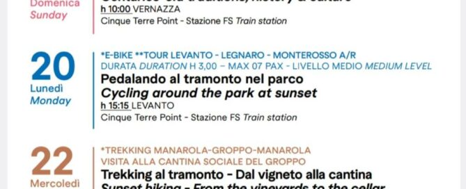 Walking Park 17 - 23 ottobre 2025