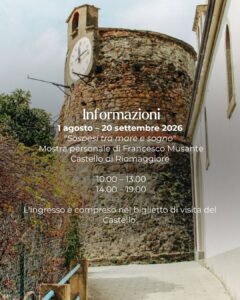 Francesco Musante a Riomaggiore