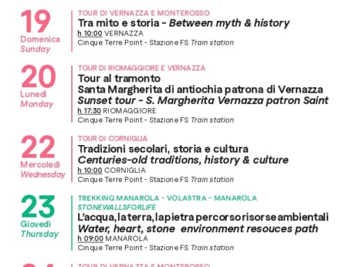 Cinque Terre Walking Park: Hiking tours from 17 to 24 July 2026